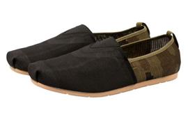 Korda kore quick dry slipons black/camo | visschoenen