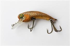 Rublex flopy oranje 4,5 cm | vintage plug | defect
