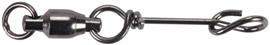 Mustad Fastach  Clip w. | ball bearing swivel | 7 st | size 3.4