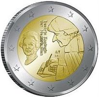 Nederland 2 Euro 2011 Erasmus 500 jaar Lof der Zotheid