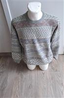 Vintage Grijsgroene Trui met Alpacawol - 56