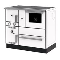 Alfa Term 27 (27 kW) CV houtkachel fornuis Wit Aansluiting Rechts