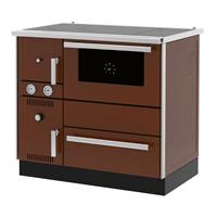 Alfa Term 20 (23 kW) CV houtkachel fornuis Bruin Aansluiting Links