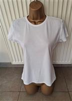 Elegant Wit T-Shirt met Korte Mouwen - 38
