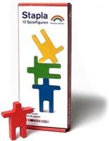 Stapla stapelfiguren regenboog speelstukken