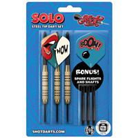 Shot Value Range Solo Brass Plated Dartpijlen 18 Gram