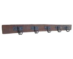 Wandkapstok oud hout