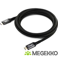 Equip 128382 USB-kabel 2 m USB4 Gen 2x2 USB C Zwart