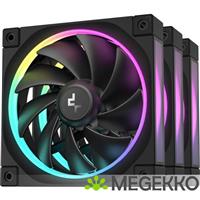 DeepCool FL12-3 in 1 Computer behuizing Ventilator 12 cm Zwart 3 stuk(s)