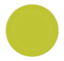 Solid Colour Lime Green Reusable Plates 20Cm 2St