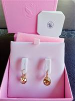 ZEER MOOIE SWAROVSKI OORHANGERS IN PERFECTE STAAT 
