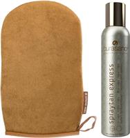 CURASANO Spraytan Express Tanning Spray Set 200ml + Handschoen
