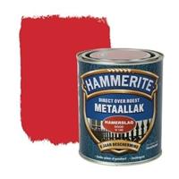 Hammerite Metaallak Rood H140 Hamerslag 750 ml