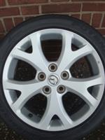 17 Originele Mazdan Y-Spock Velgen  Banden 5x114.3