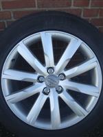 19 Originele Highline Audi Q5 Velgen Banden 5x112