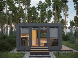 Frame Panel Modular House with 24 m² Terrace