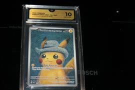 zeldzame pokemon  pickachu vangogh graded 10