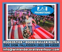 rodeostier verhuur mechanische stier brabant