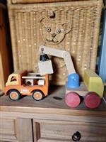 twee houten trucks