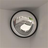 vidaXL Verkeersspiegel voor binnen convex Ø40 cm acryl zwart