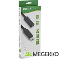 InLine 35772 USB-kabel 2 m USB 3.2 Gen 2 (3.1 Gen 2) USB C Zwart