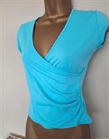 Elegant Turquoise Cache Coeur Topje 36-38