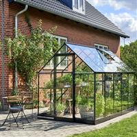 Tuinkas Qube 610, zwart gecoat