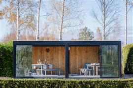  NIEUW modern houten Tuinkamer PSML1