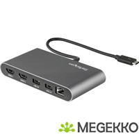 StarTech.com TB3DKM2HDL notebook dock & poortreplicator Bedraad Thunderbolt 3 Grijs