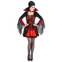 Halloween Kostuum Dames Vampier Kant