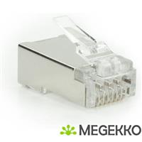 ACT CAT6A pass-through shielded modulaire RJ45 connector