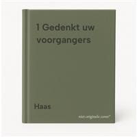 1 Gedenkt uw voorgangers