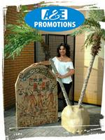 huur pyramide egypte sffeer decors palmen etc.