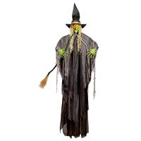 Halloween Pop Heks Met Licht En Geluid 2,4m