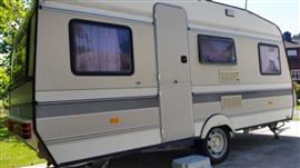 Goed uitgeruste Hobby caravan