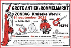 Grote antiek en rommelmarkt 14 september