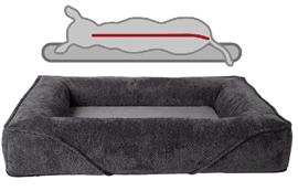 Orthopedische Hondenmand Korfu Antraciet XL