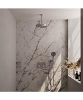 Brauer Stripe thermostatische inbouw regendouche met drukknoppen SET 30 met 25 cm douchekop en plafo