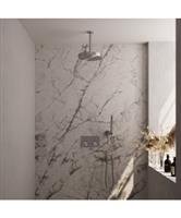 Brauer Stripe thermostatische inbouw regendouche met drukknoppen SET 27 met 25 cm douchekop en plafo