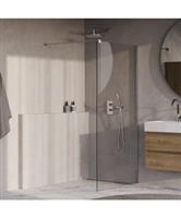 BRAUER Oblivion inloopdouche helder glas 100x200 incl. glascoating chroom