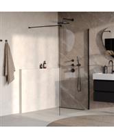 BRAUER Oblivion inloopdouche helder glas 110x200 incl. glascoating mat zwart