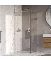 BRAUER Void Carving douchecabine met draaideur helder glas 90x90x200 incl. glascoating chroom