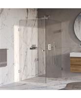 BRAUER Void Carving douchecabine met draaideur helder glas 100x140x200 incl. glascoating chroom