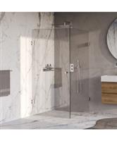 BRAUER Void Carving douchecabine met draaideur helder glas 100x120x200 incl. glascoating chroom