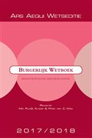 Burgerlijk Wetboek 2017/2018 / Ars Aequi Wetseditie