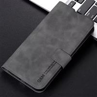 Xiaomi Poco X7 Flip Case - Wallet Cover Portefeuille Kunstleer Hoesje - Donkergrijs