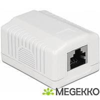 Delock 86196 Netwerkstopcontact 1 poort Cat.6A LSA