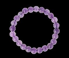 Armband amethist 8 mm