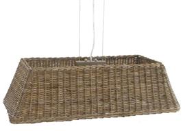 Grote hanglamp van riet