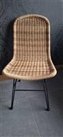 4 rotan stoelen